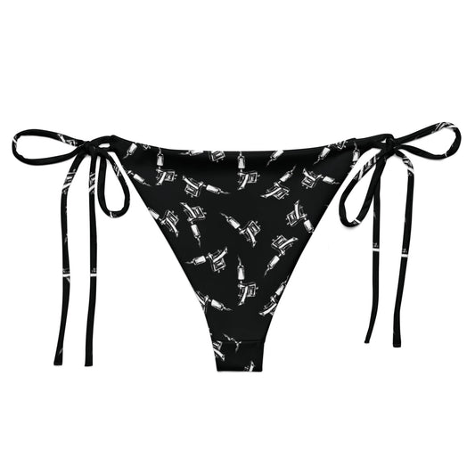 Tattoo Machine String Bikini Bottom - Graphic Punks
