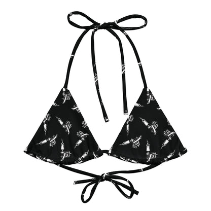 Tattoo Machine String Bikini Top - Graphic Punks