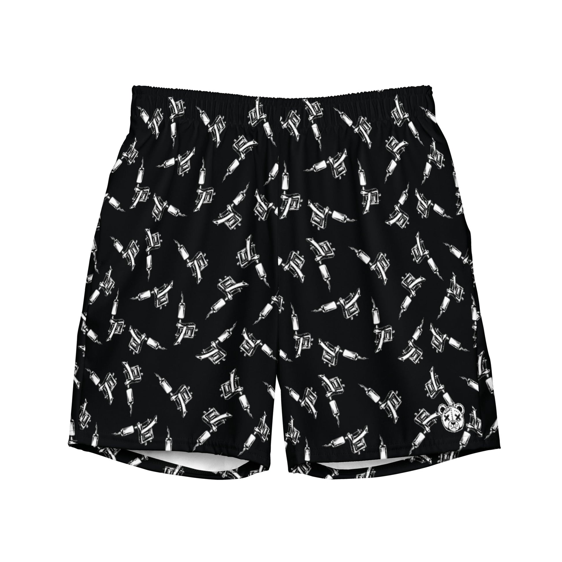 Tattoo Machine Swim Trunks - Graphic Punks