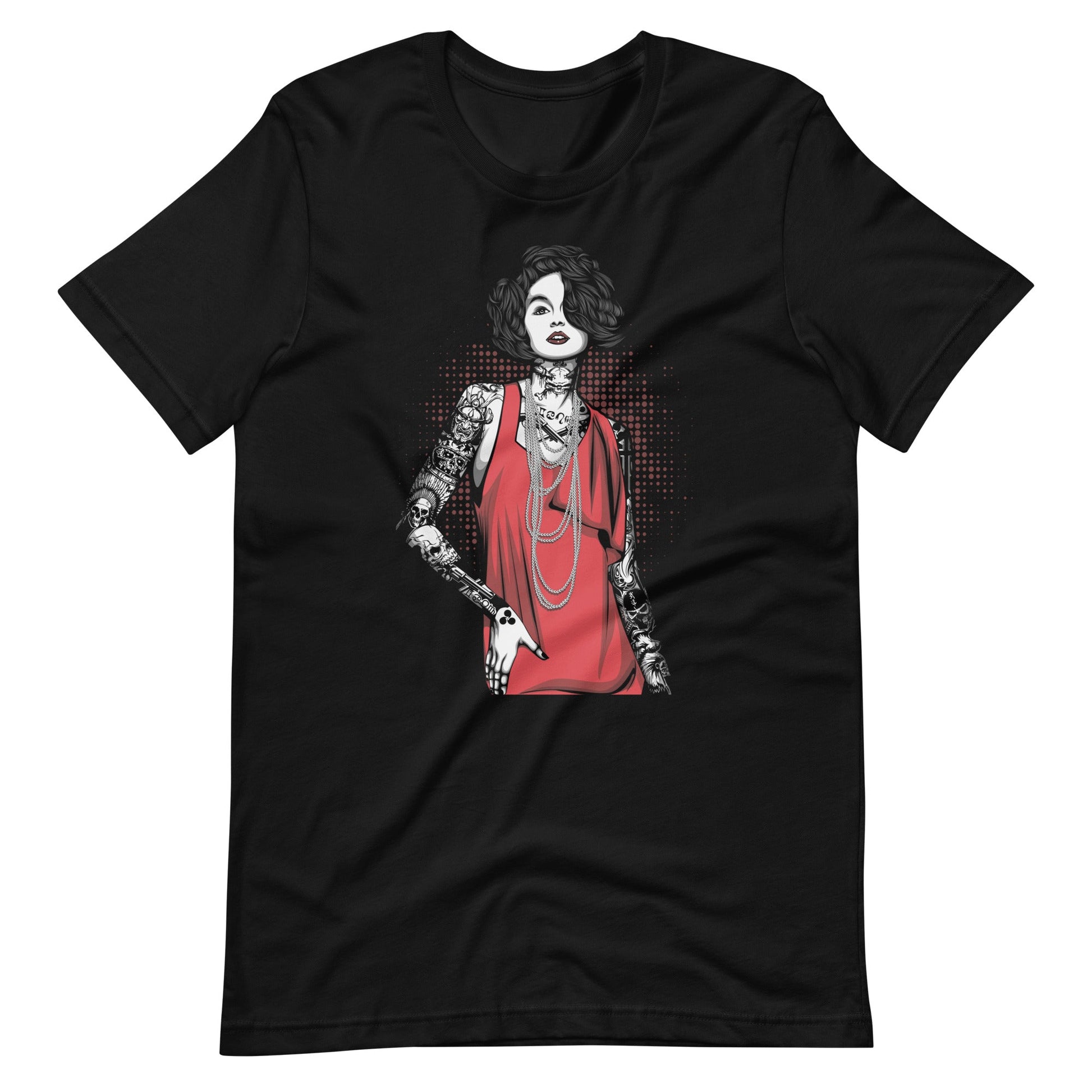 Tattooed Girl Unisex t - shirt - Graphic Punks