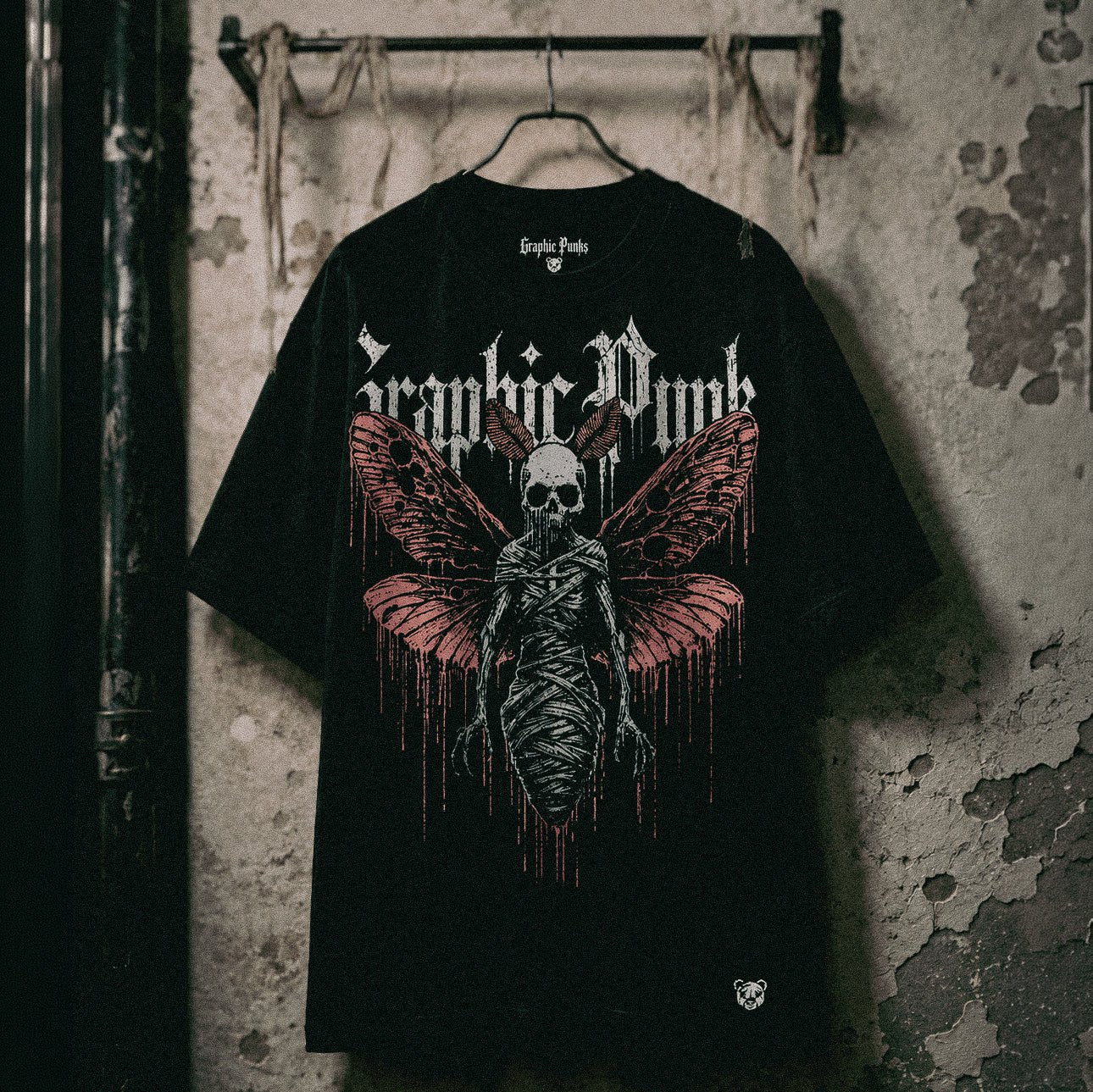 The Hollow Chrysalis Oversized Tee - Graphic Punks