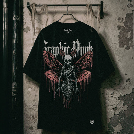The Hollow Chrysalis Oversized Tee - Graphic Punks