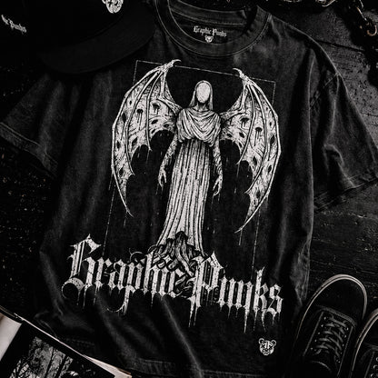 The Hollow Seraph Oversized Tee - Graphic Punks