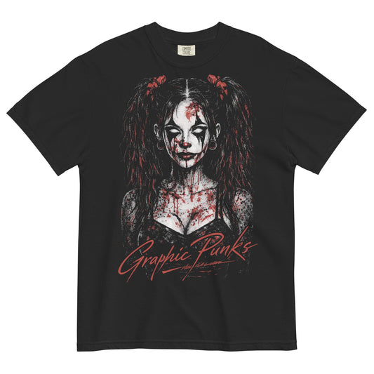 The Last Laugh Garment - Dyed Heavyweight T-shirt - Graphic Punks