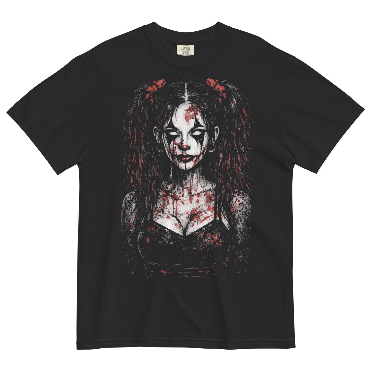 The Last Laugh Garment - Dyed Heavyweight T-shirt - Graphic Punks