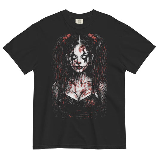 The Last Laugh Garment - Dyed Heavyweight T-shirt - Graphic Punks