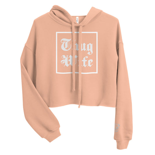 Thug Wife Crop Hoodie - Graphic Punks