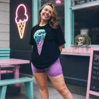Toxic Scoop Oversized Tee - Graphic Punks