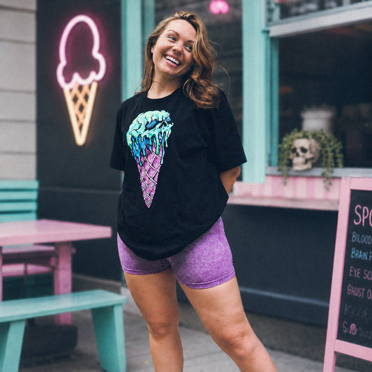 Toxic Scoop Oversized Tee - Graphic Punks