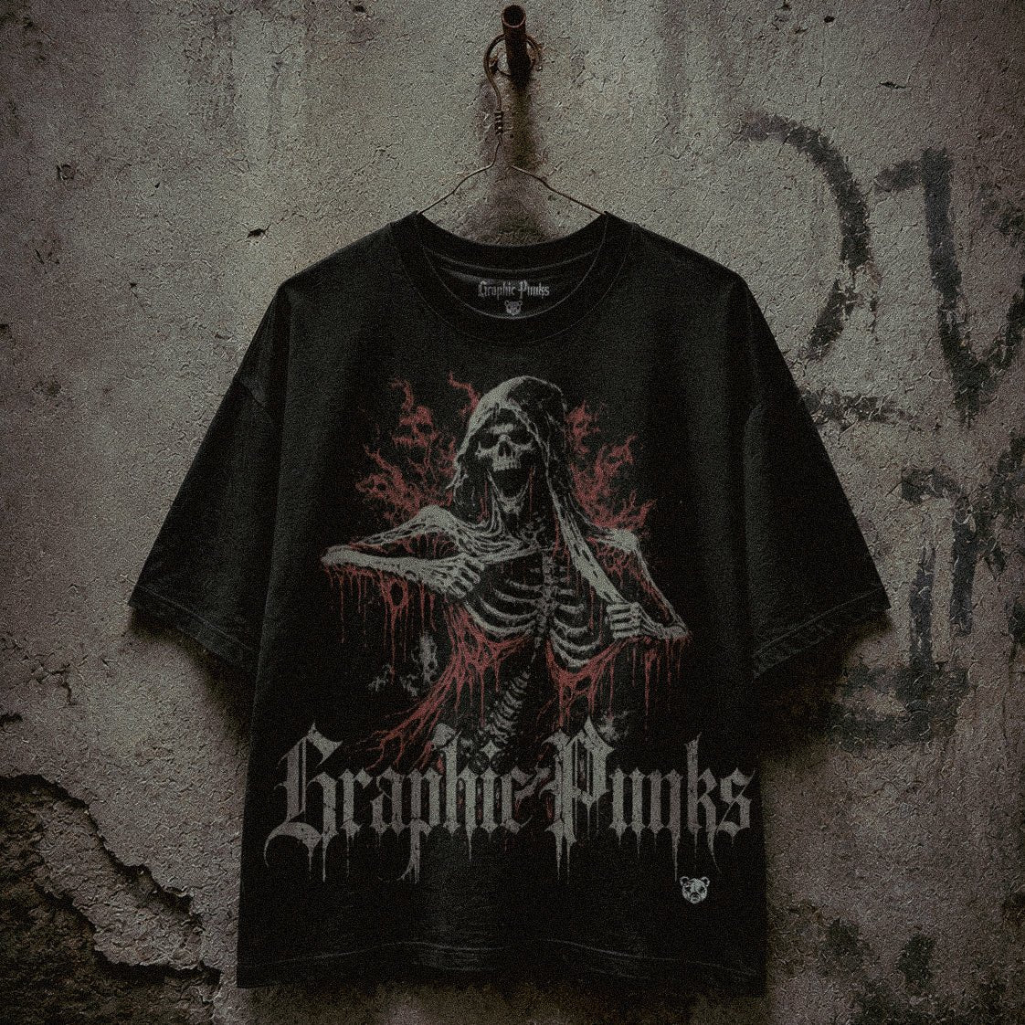 Under the Skin Oversized Tee - Graphic Punks