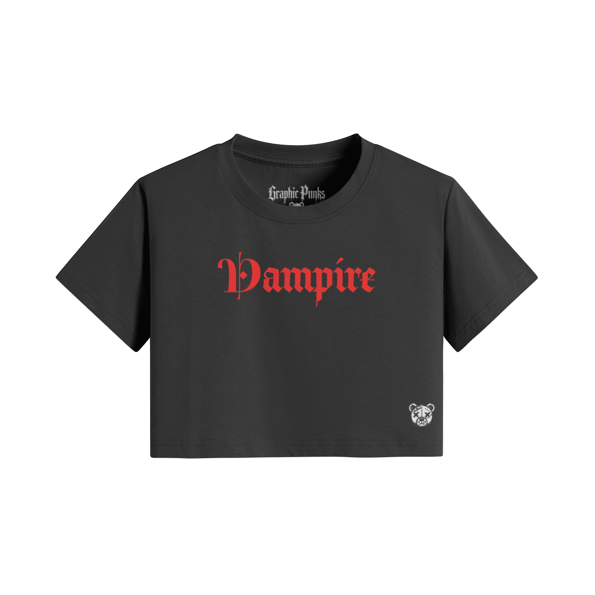 Vampire Crop Top - Graphic Punks