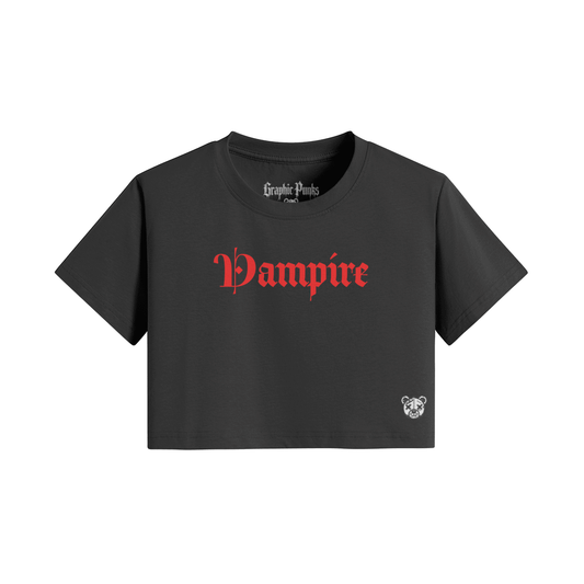 Vampire Crop Top - Graphic Punks
