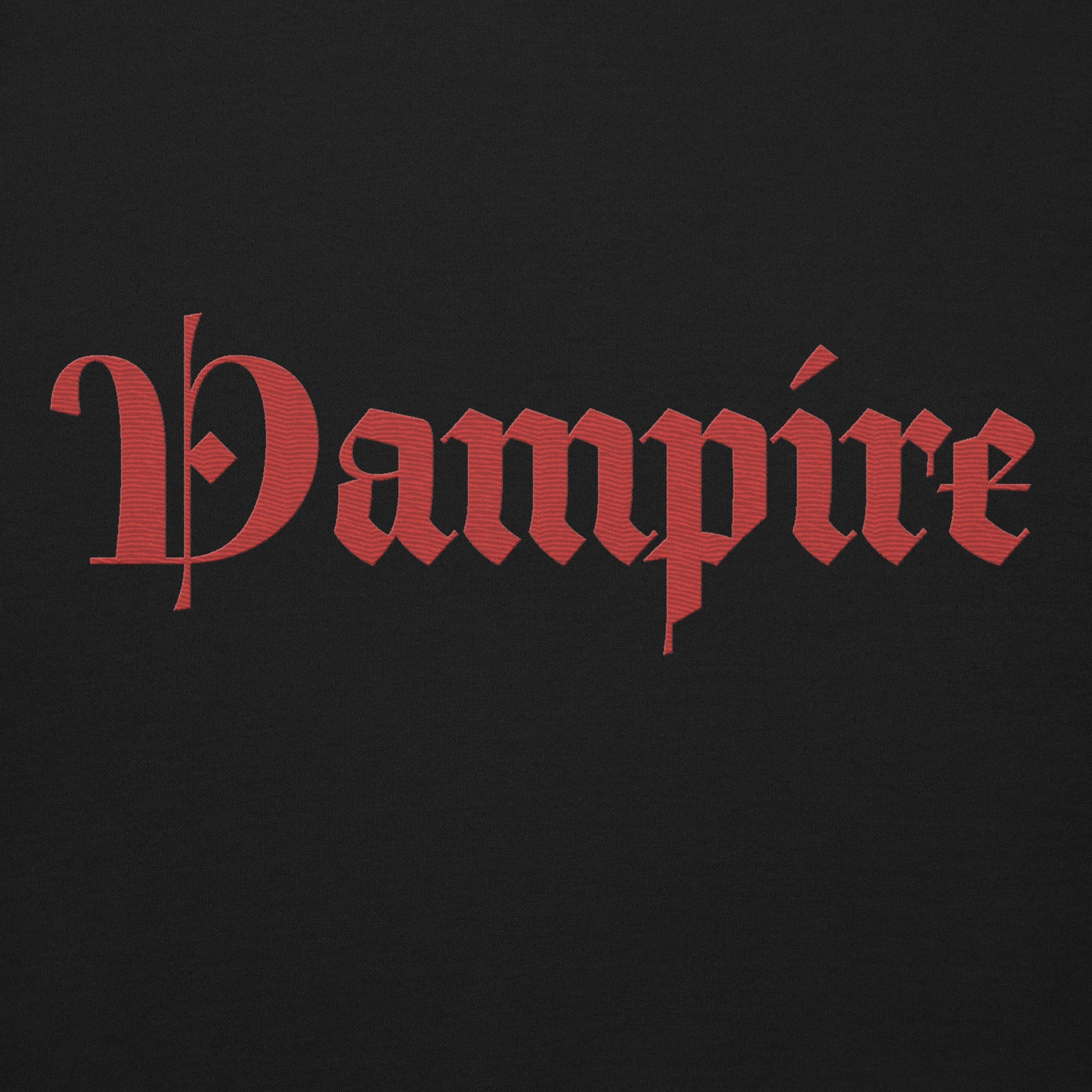 Vampire Embroidered Premium Sweatshirt - Graphic Punks