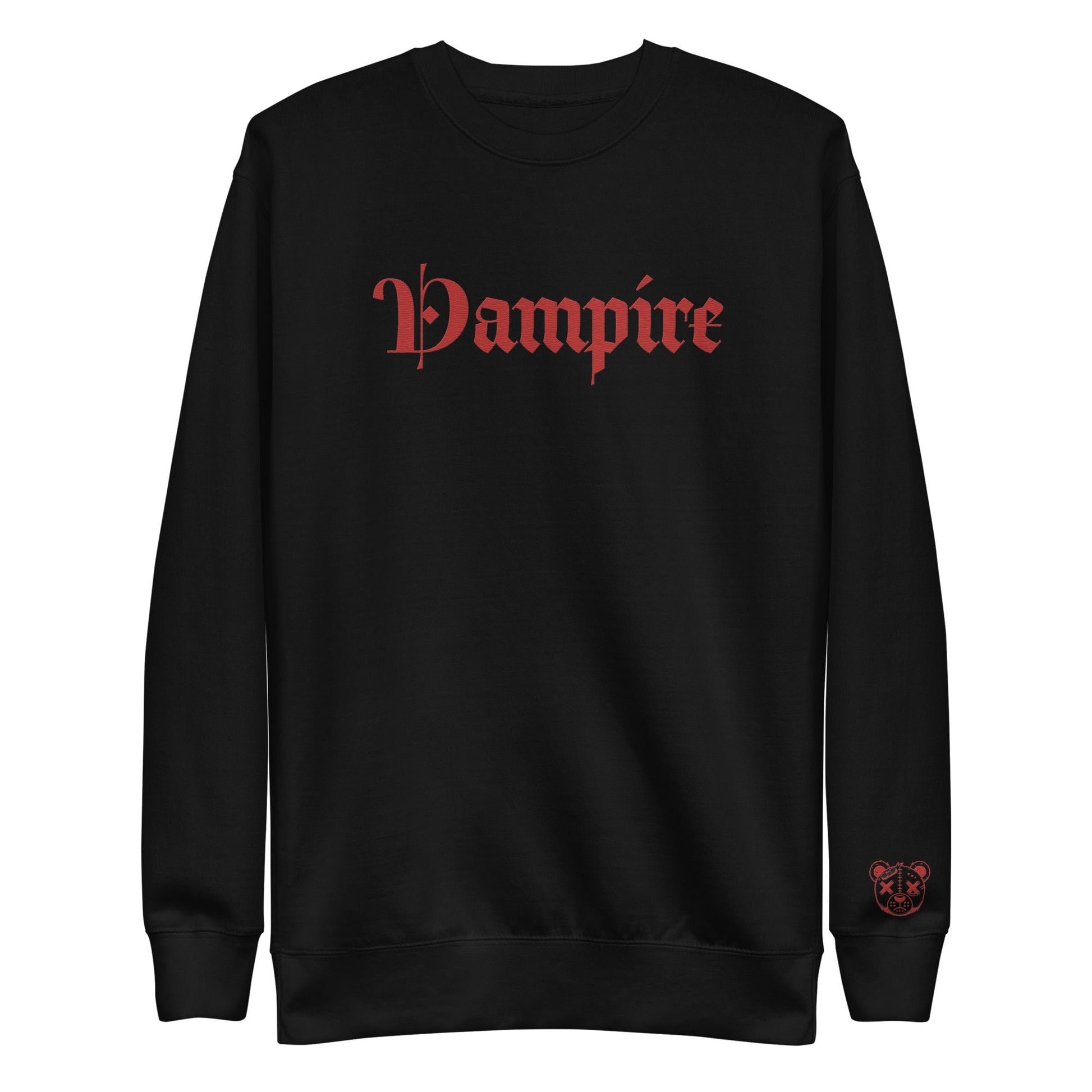 Vampire Embroidered Premium Sweatshirt - Graphic Punks