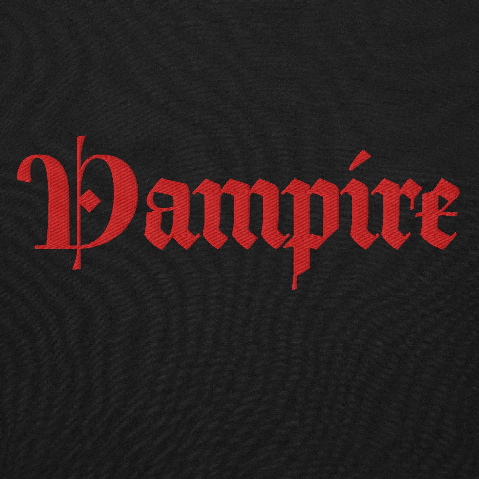 Vampire Embroidered Premium Sweatshirt - Graphic Punks