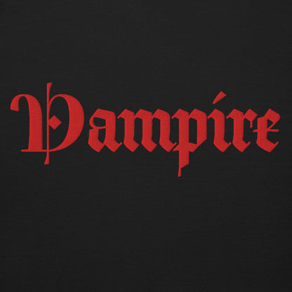 Vampire Embroidered Premium Sweatshirt - Graphic Punks