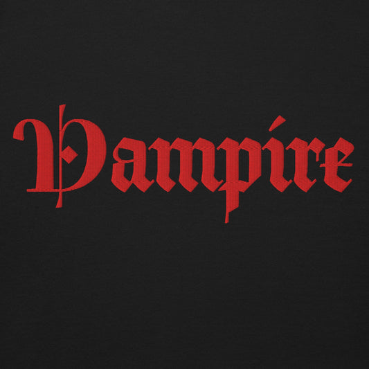 Vampire Embroidered Premium Sweatshirt - Graphic Punks