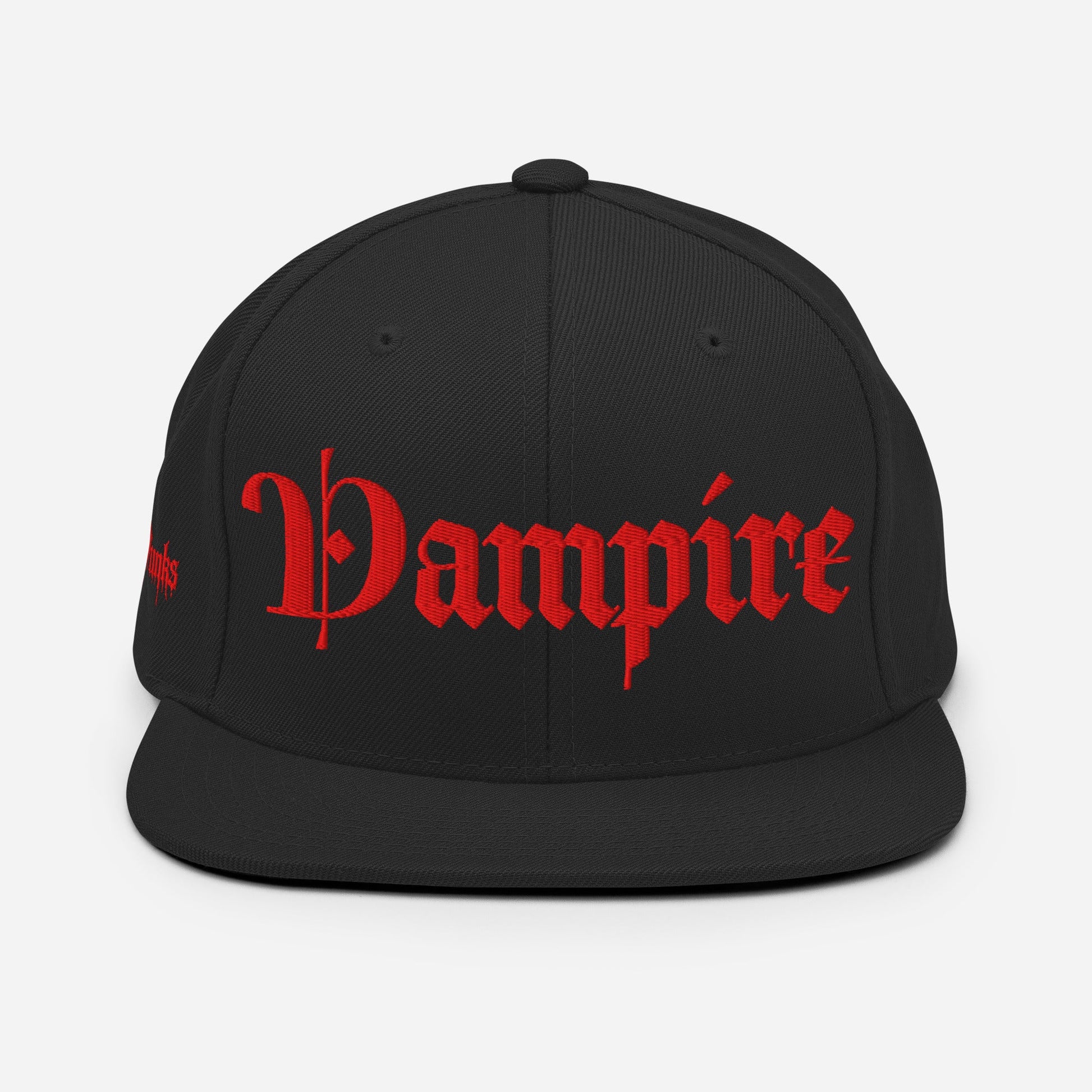 Vampire Embroidered Snapback Hat - Graphic Punks