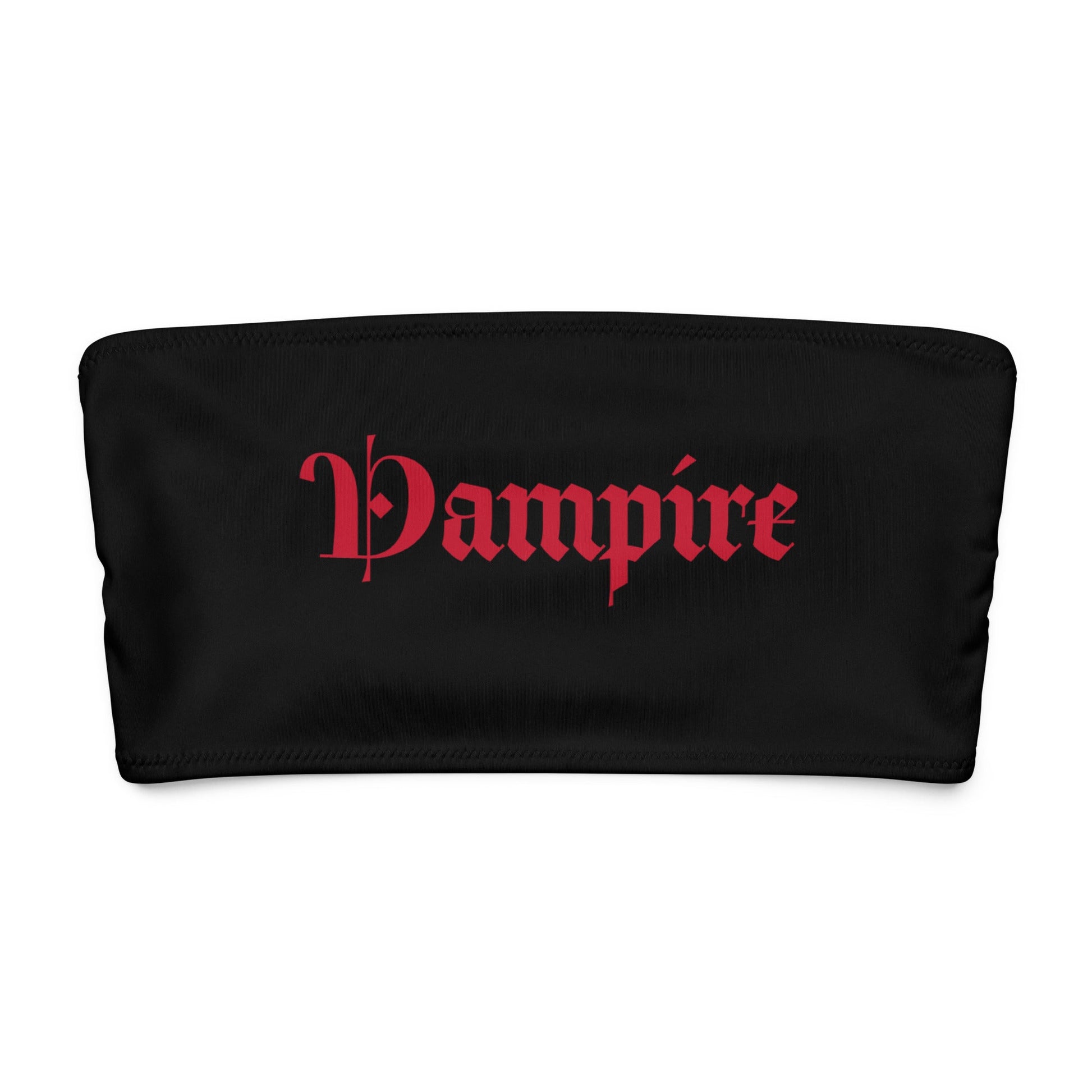 Vamprie Bandeau Bikini Top - Graphic Punks