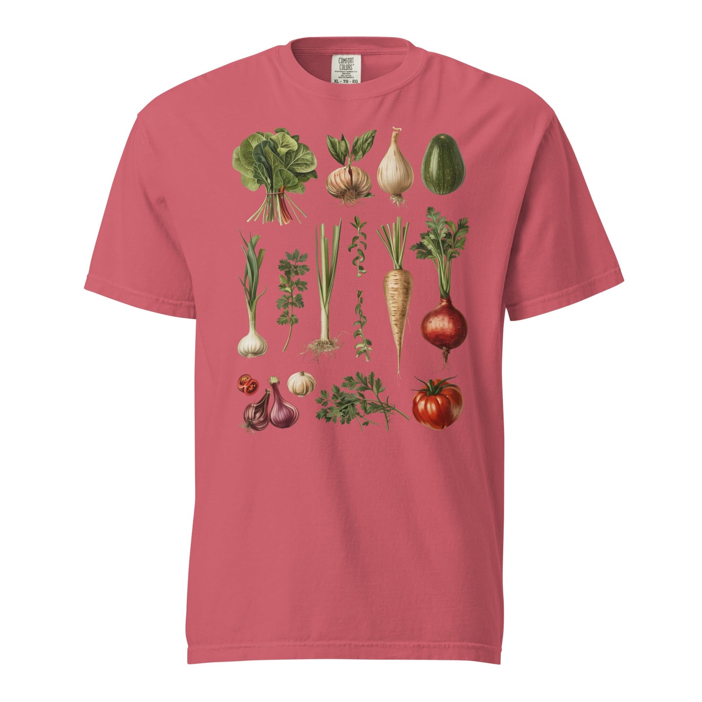 Vegetables Unisex Garment - Dyed Heavyweight T - shirt - Graphic Punks