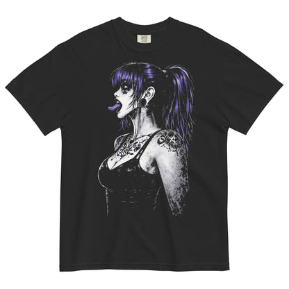 Violet Kiss Garment - Dyed Heavyweight T-shirt - Graphic Punks