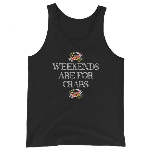 Weekends are for Crabs Men's Tank Top - Graphic Punks