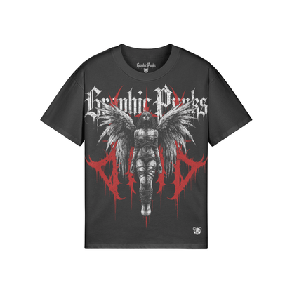 Wings of Ruin Oversized Tee - Graphic Punks