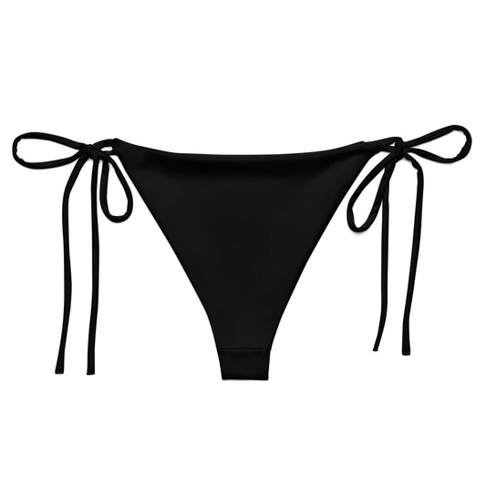 X String Bikini Bottom (Black) - Graphic Punks