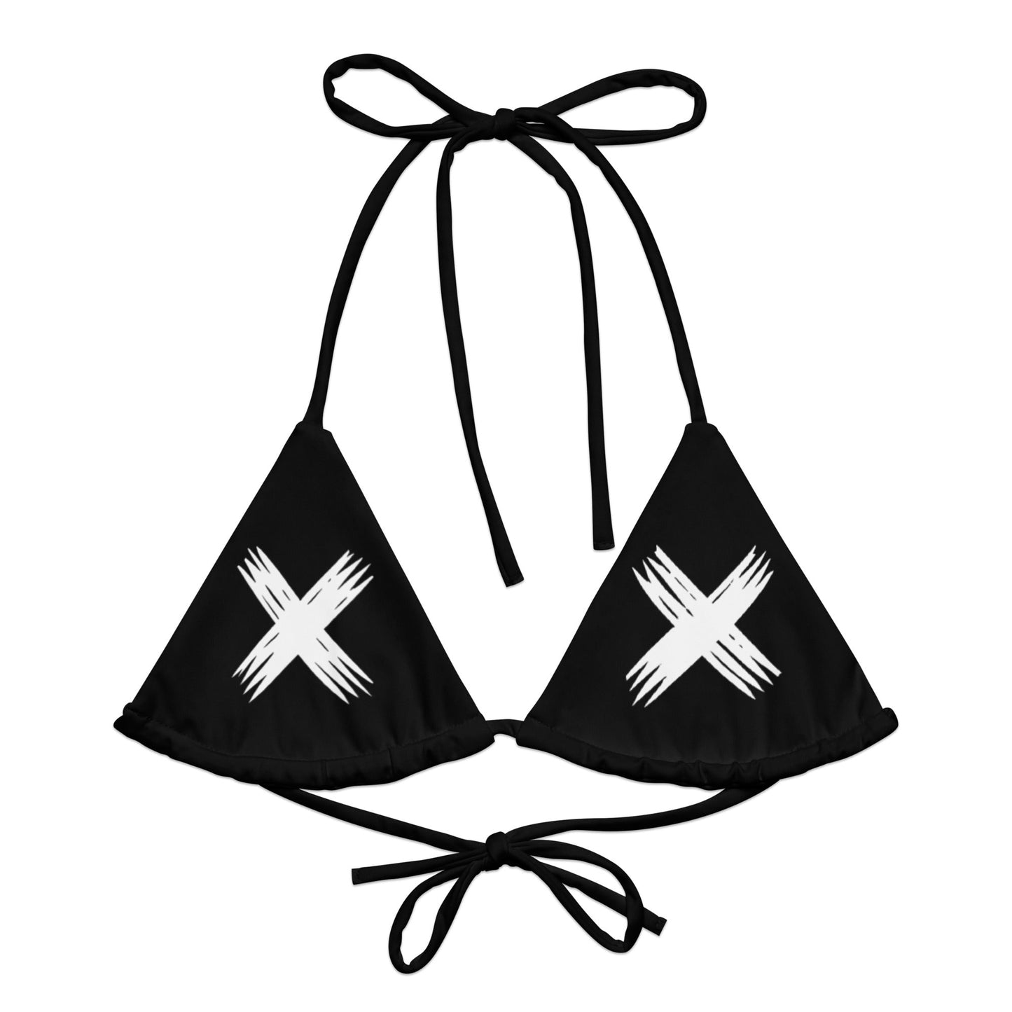 X String Bikini Top - Graphic Punks
