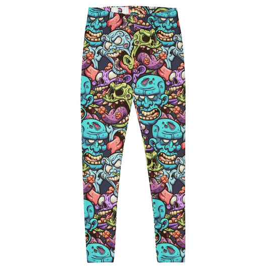 Zombie Heads Leggings - Graphic Punks