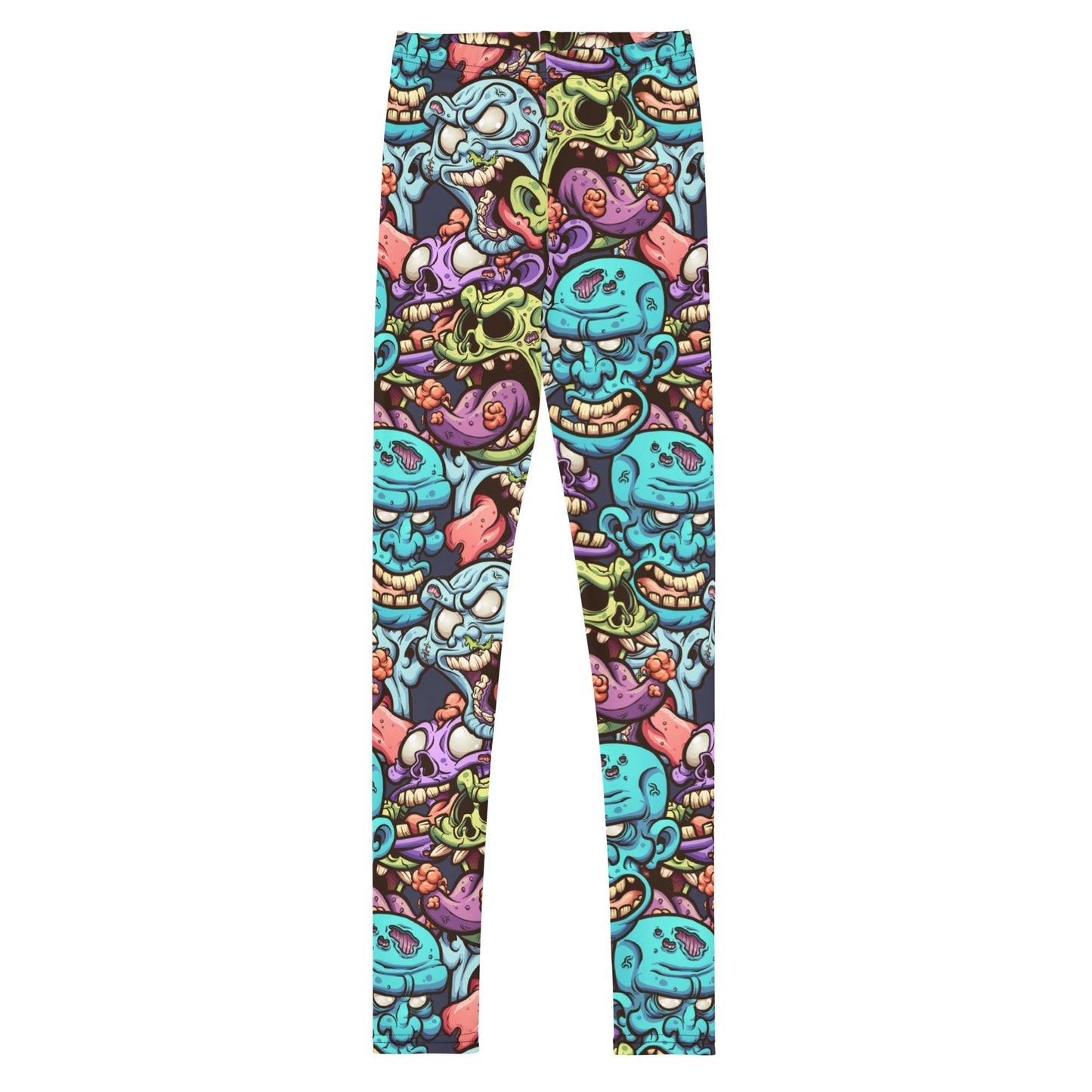 Zombie Heads Youth Leggings - Graphic Punks