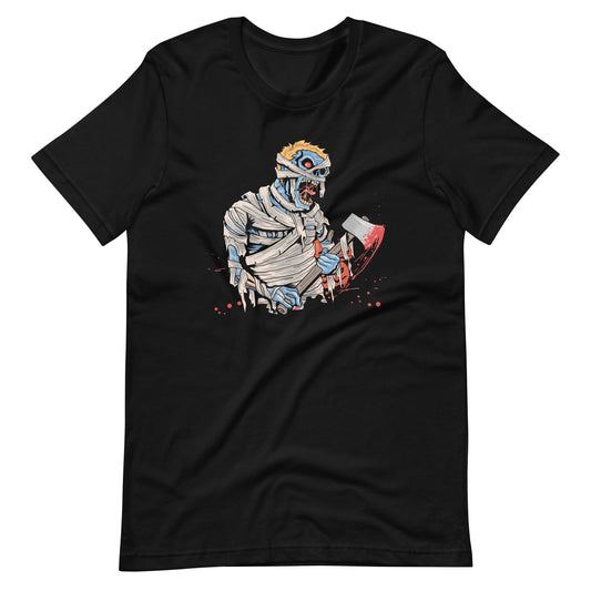 Zombie with Axe Unisex t - shirt - Graphic Punks